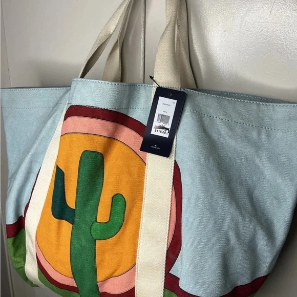 Tommy Hilfiger Canvas Tote brand new with tag - Picture 2 of 8